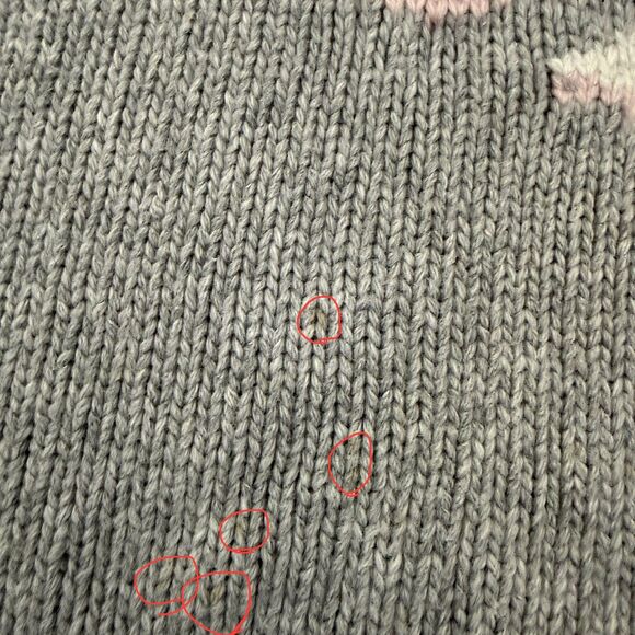 Cath Kidston Penguin Sweater Small Wool Cashmere Blend - Flawed - Picture 12 of 12